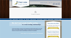 Desktop Screenshot of clearlakedental.com